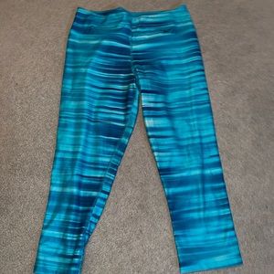 Blue nike leggings